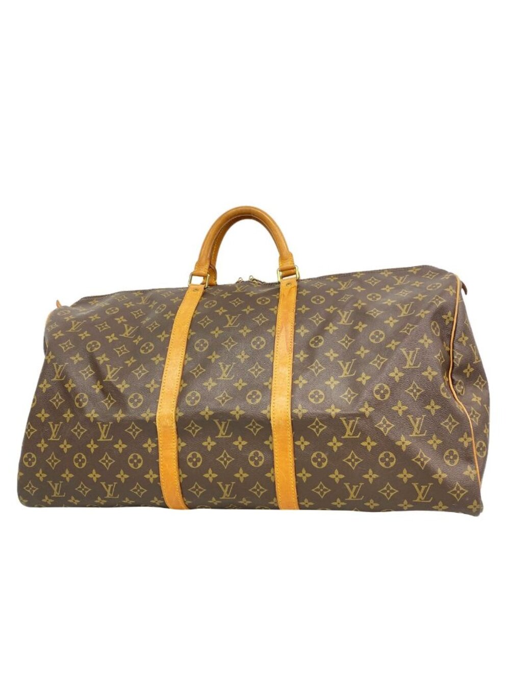 Louis Vuitton Boston Bag Monogram Keepall 60 Brown